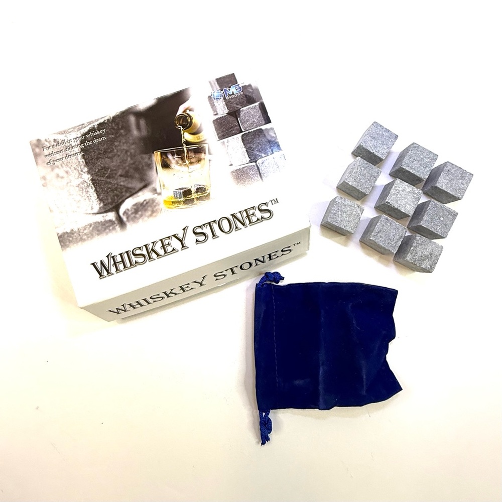Whiskey Stones Gray Set of 9